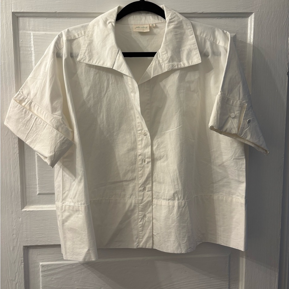 Women's White Button Down Shirt